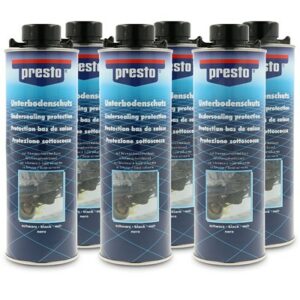 Presto  6x 1 L Unterbodenschutz Bitumen schwarz  603239