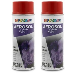 Dupli color  2x 400ml Aerosol Art RAL 3001 signalro  722523