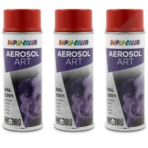 Dupli color  3x 400ml Aerosol Art RAL 3001 signalro  722523