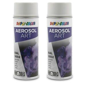 Dupli color  2x 400ml Aerosol Art RAL 9002 grauweis  722684