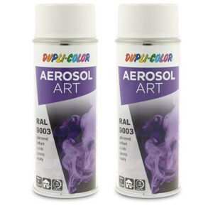 Dupli color  2x 400ml Aerosol Art RAL 9003 signalwe  741418