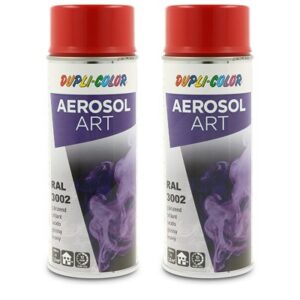 Dupli color  2x 400ml Aerosol Art RAL 3002 kaminrot  741098