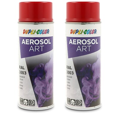 Dupli color  2x 400ml Aerosol Art RAL 3003 rubinrot  732966