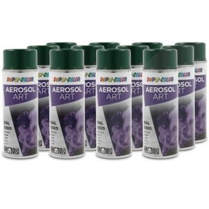 Dupli color  12x 400ml Aerosol Art RAL 6005 moosgrü  722615