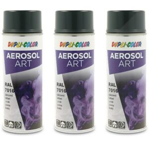 Dupli color  3x 400ml Aerosol Art RAL 7016 anthrazi  741289