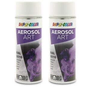 Dupli color  2x 400ml Aerosol Art RAL 9016 verkehrs  741449