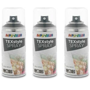 Dupli color  3x 150ml Textilspray schwarz  319914