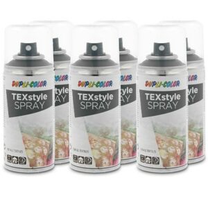 Dupli color  6x 150ml Textilspray schwarz  319914