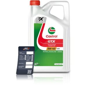 Castrol  5 L GTX 5W-40 A3/B4 + Ölwechsel-Anhänger  15218F : DE01675