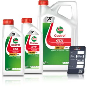 Castrol 7 L GTX 5W-40 A3/B4 + Ölwechsel-Anhänger  15218E : 15218F : DE01675