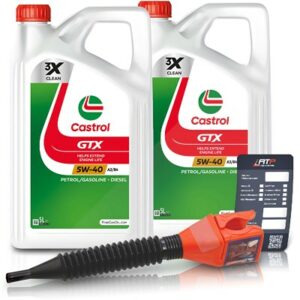 Castrol  10 L GTX 5W-40 A3/B4 + Anhänger + Trichter  DE01675 : 15218F : 3050