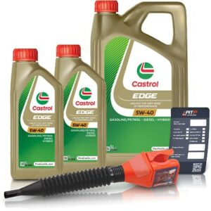 Castrol 7 L EDGE TITANIUM FST 5W-40 + Anhänger + Trichter  1535FA : 3050 : 1535F1 : DE01675