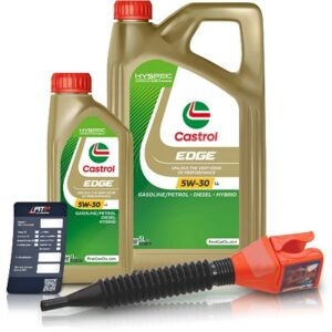 Castrol 6 L EDGE TITANIUM FST 5W-30 LL+ Ölwechsel-Anhänger  DE01675 : 15669E : 15665F : 3050