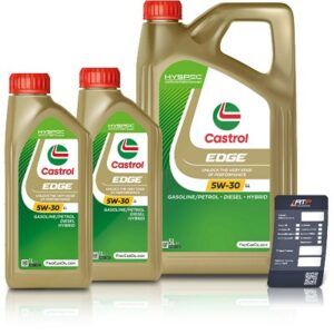 Castrol 7 L EDGE TITANIUM FST 5W-30 LL+ Ölwechsel-Anhänger  DE01675 : 15665F : 15669E