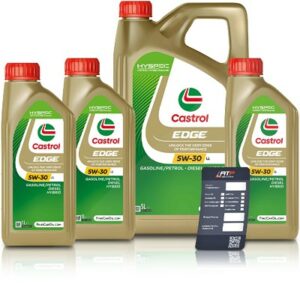 Castrol 8 L EDGE TITANIUM FST 5W-30 LL+ Ölwechsel-Anhänger  DE01675 : 15669E : 15665F