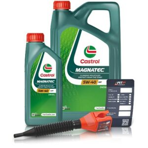 Castrol 6 L Magnatec Diesel 5W-40 DPF + Anhänger+ Trichter  DE01675 : 3050 : 1502B8 : 1502BA