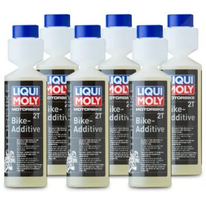 6x 250ml Motorbike 2T Bike-Additive 1582