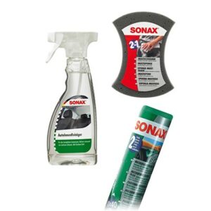 Sonax  1x 500ml AutoInnenReiniger+Schwamm+2x Tücher  04280000 : 03212000 : 04165410