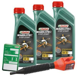 Castrol  3x 1 L Magnatec Stop-Start 5W-30 C2 + Anhä  1599DA : DE01675 : 3050