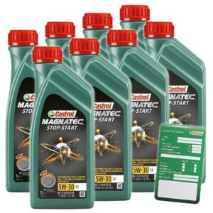 Castrol 8x 1 L Magnatec Stop-Start 5W-30 C2+ Ölw.-Anhänger  1599DA : DE01675