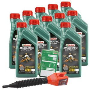 Castrol 11x 1 L Magnatec Stop-Start 5W-30 C2+Ölw.-Anhänger  DE01675 : 1599DA : 3050