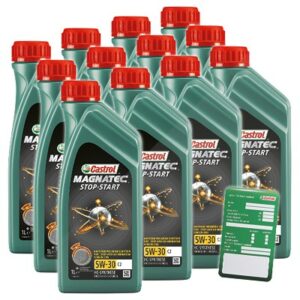 Castrol  12x 1 L Magnatec Stop-Start 5W-30 C2+Anhän  DE01675 : 1599DA