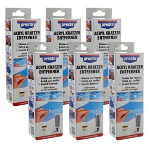 Presto 6x 50g Acryl Kratzer-Entferner 430114