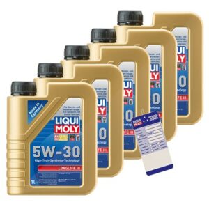 Liqui moly  5x 1 L Longlife III 5W-30+Ölw.-Anhänger  5440 : 20646