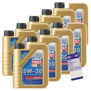 Liqui moly  9x 1 L Longlife III 5W-30+Ölw.-Anhänger  20646 : 5440