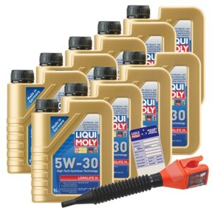 Liqui moly  9x 1 L Longlife III 5W-30+Anhänger+Tric  5440 : 20646 : 3050