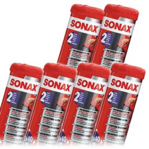 Sonax 6x 2 MicrofaserTücher Außen - der Lackpflegeprofi  04162410