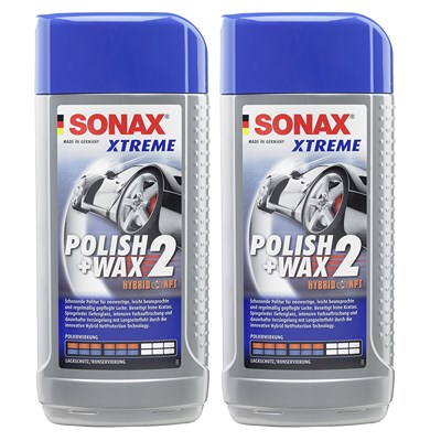 Sonax  2x 500ml XTREME Polish & Wax 2 Hybrid NPT  02072000