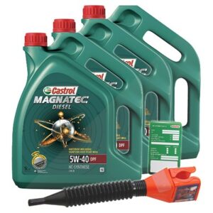 Castrol 15 L Magnatec Diesel 5W-40 DPF+ Anhänger+ Trichter  1502BA : 3050 : DE01675