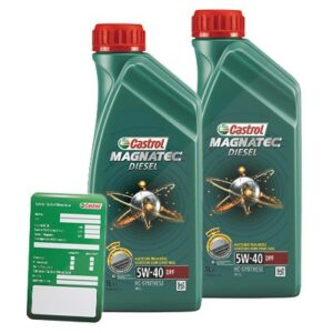 Castrol  2x 1 L Magnatec Diesel 5W-40 DPF+ Anhänger  DE01675 : 1502B8