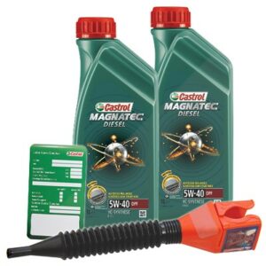 Castrol  2x 1 L Magnatec Diesel 5W-40 DPF+Anhänger+  DE01675 : 1502B8 : 3050