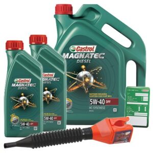 Castrol 7 L Magnatec Diesel 5W-40 DPF + Anhänger+ Trichter  1502B8 : 3050 : 1502BA : DE01675