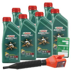 Castrol  7x 1 L Magnatec Diesel 5W-40 DPF+Anhänger+  1502B8 : 3050 : DE01675