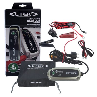 Ctek Batterieladegerät MXS 3.8+Comfort Indicator Einbau  CTEK056-309 : CTEK056-531