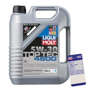 Liqui moly 5 L Top Tec 4600 5W-30 + Ölwechsel-Anhänger  3756 : 5440