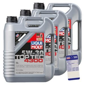 Liqui moly  15 L Top Tec 4300 5W-30 + Ölw.-Anhänger  3741 : 5440