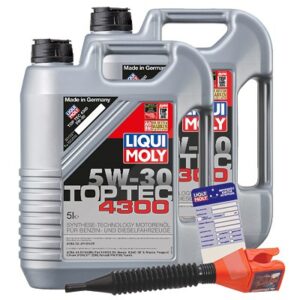 Liqui moly  10 L Top Tec 4300 5W-30+Anhänger+Tricht  3741 : 5440 : 3050