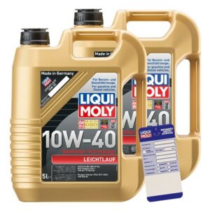 Liqui moly 10 L Leichtlauf 10W-40 + Ölwechsel-Anhänger  1310 : 5440