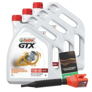 Castrol  15 L GTX 15W-40 A3/B3 + Anhänger+ Trichter  DE01675 : 14C19F : 3050