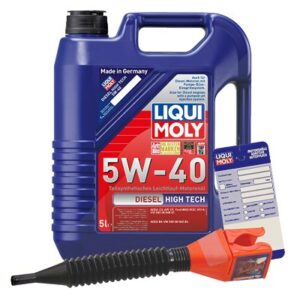 Liqui moly 5 L Diesel High Tech 5W-40 + Ölwechsel-Anhänger  5440 : 1332 : 3050