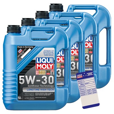 Liqui moly  20 L Longtime High Tech 5W-30+ Anhänger  1137 : 5440