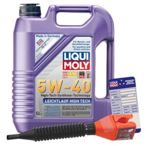 Liqui moly 5 L Leichtlauf High Tech 5W-40 + Ölw.-Anhänger  5440 : 3864 : 3050