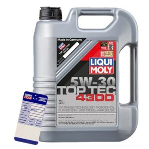 Liqui moly 5 L Top Tec 4300 5W-30 + Ölwechsel-Anhänger  3741 : 5440