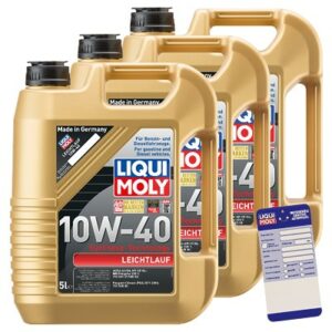 Liqui moly  15 L Leichtlauf 10W-40 + Ölw.-Anhänger  1310 : 5440