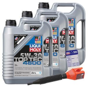 Liqui moly  15 L Top Tec 4600 5W-30+Anhänger+Tricht  5440 : 3756 : 3050