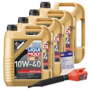 Liqui moly  20 L Leichtlauf 10W-40+Anhänger+Trichte  5440 : 1310 : 3050